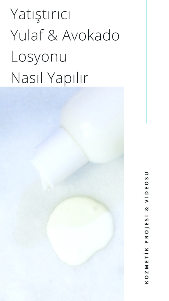 Yatıştırıcı Yulaf & Avokado Losyonu Nasıl Yapılır