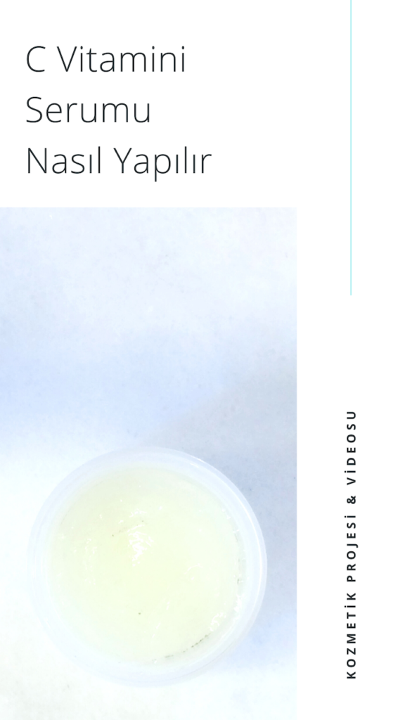 C Vitamini Serumu nasıl yapılır