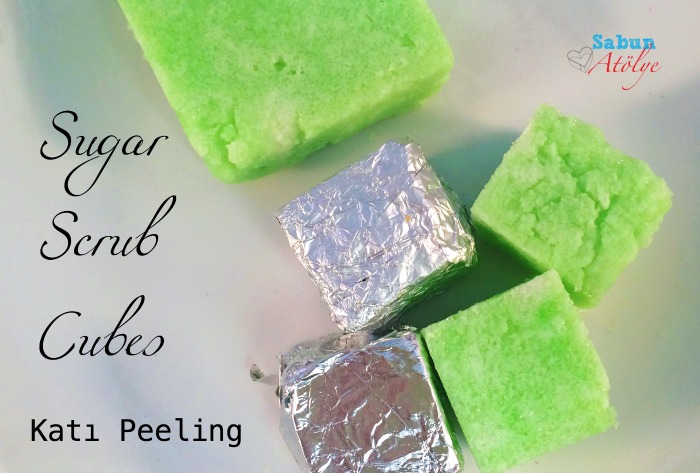 Anneler Günü Hazırlık: Sugar Scrub Cubes