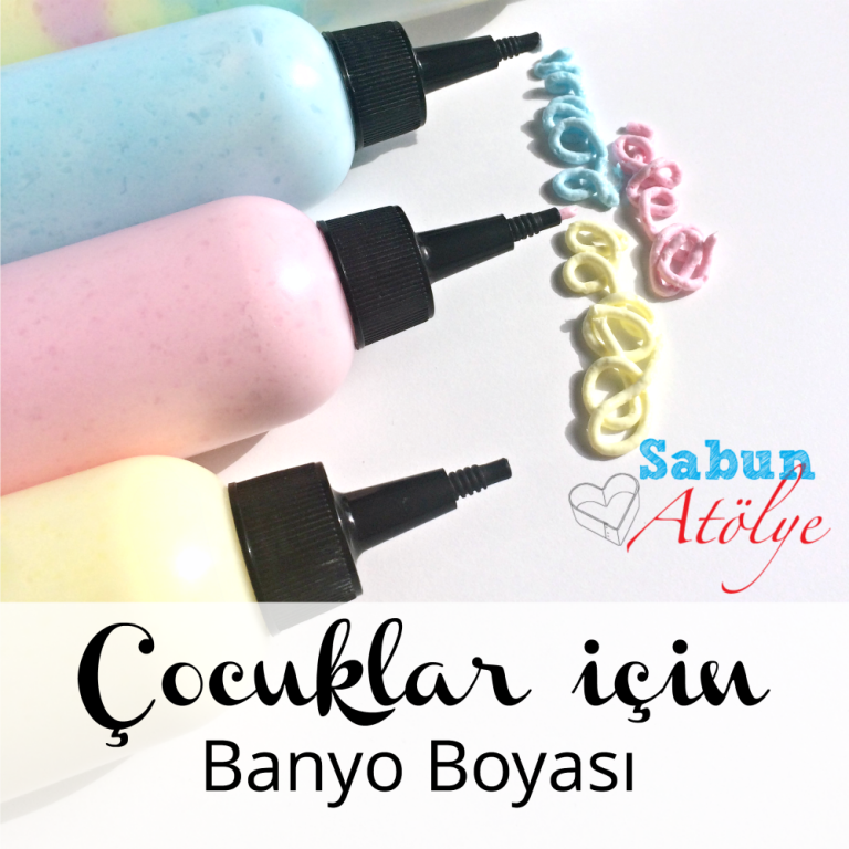 Çocuklar için Banyo Boyası