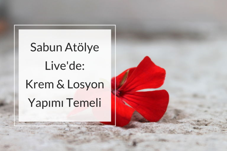Krem Yapımı Temeli | SA Live B6