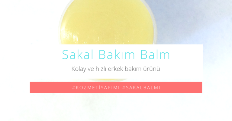 Sakal bakım Balmı