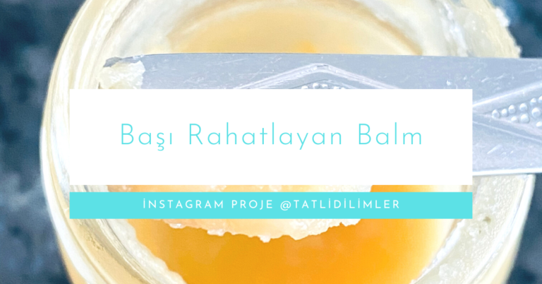 Başı Rahatlayan Balm
