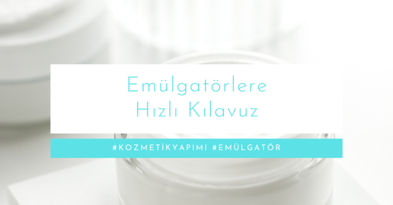 Emülgatörlere Hızlı Kılavuz