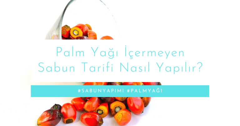Palm Yağı İçermeyen  Sabun Tarifi Nasıl Yapılır?