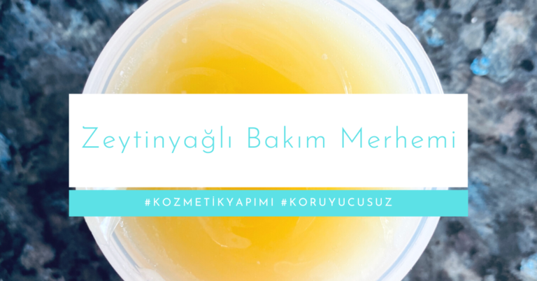 Zeytinyağlı Bakım Merhemi