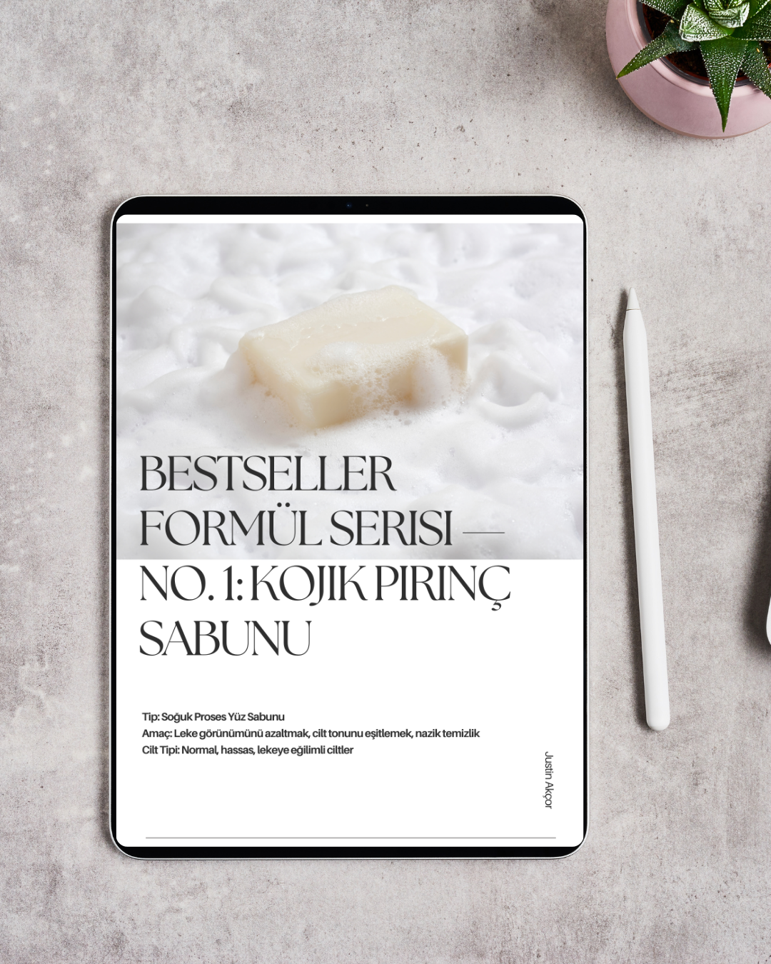 Bestseller Formül Serisi — No.1: Kojik Pirinç Sabunu